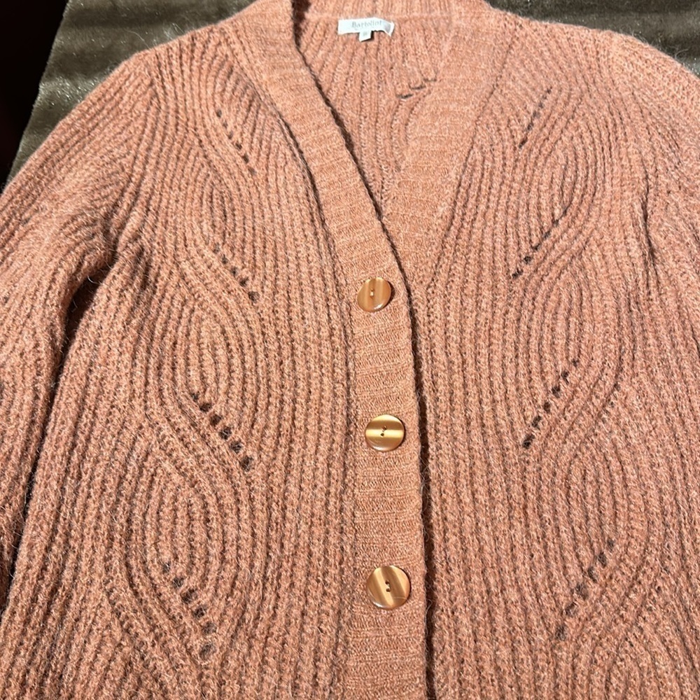 BARTOLINI Made in Italy Alpaca Blend Loose knit Sweater Sz Small - Picture 2 of 9